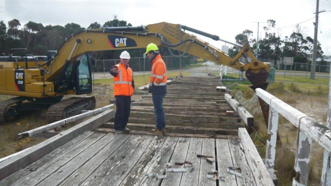 Long Jetty - Beginning of Works Three