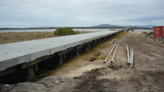 Long Jetty - Adding Concrete Deck