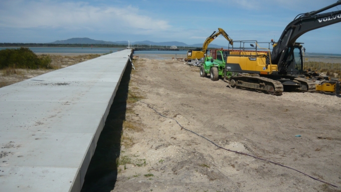 Long Jetty - Deck Panels in Place